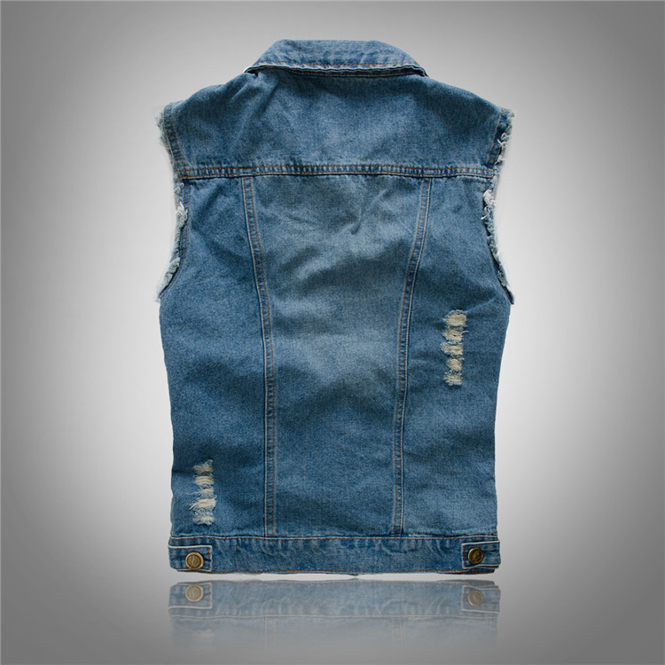 Gilet en denim pour homme