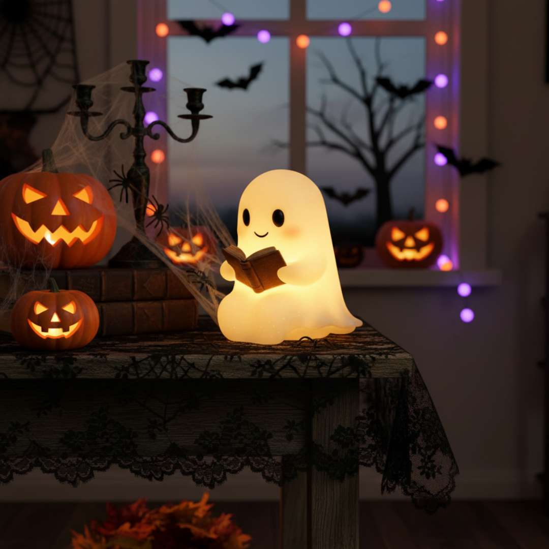 NachtGeist – Petite lampe décorative avec lumière et chaleur