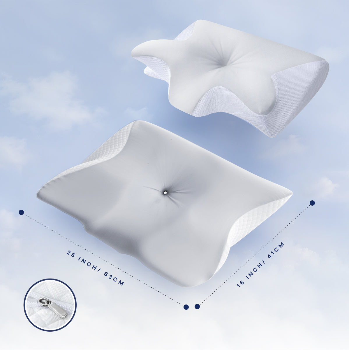 Rinfrescante en soie glacée pour OrthoSleep