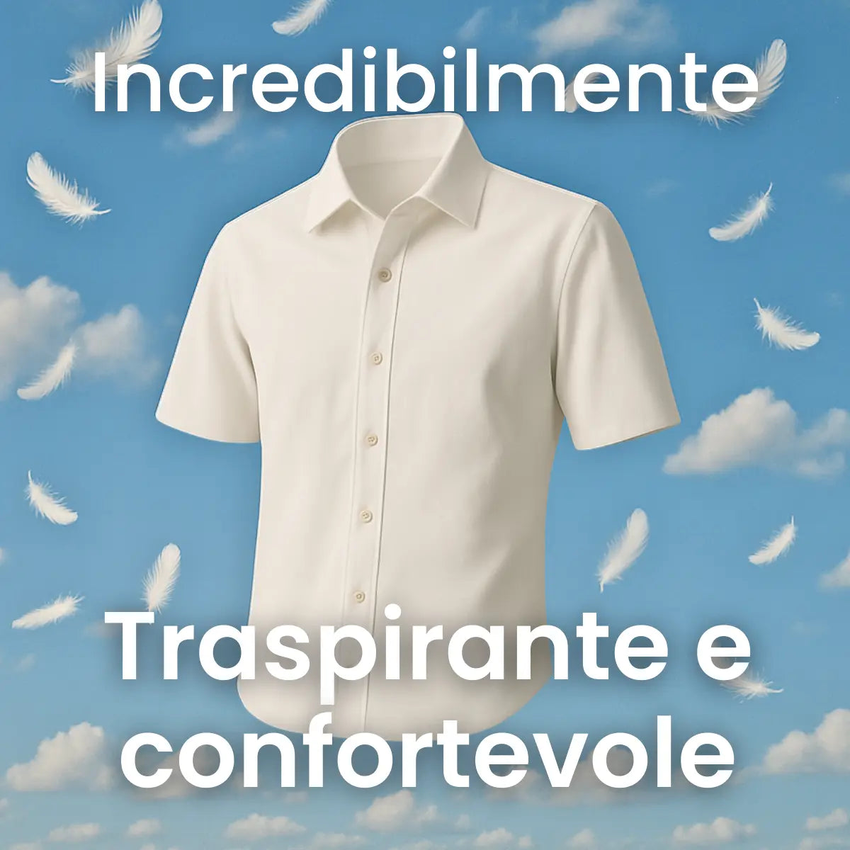 Chemise Ajustée à Manches Courtes
