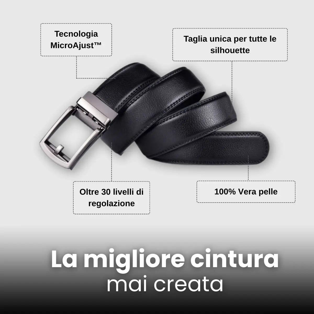 Ceinture sans trous MicroAjust™