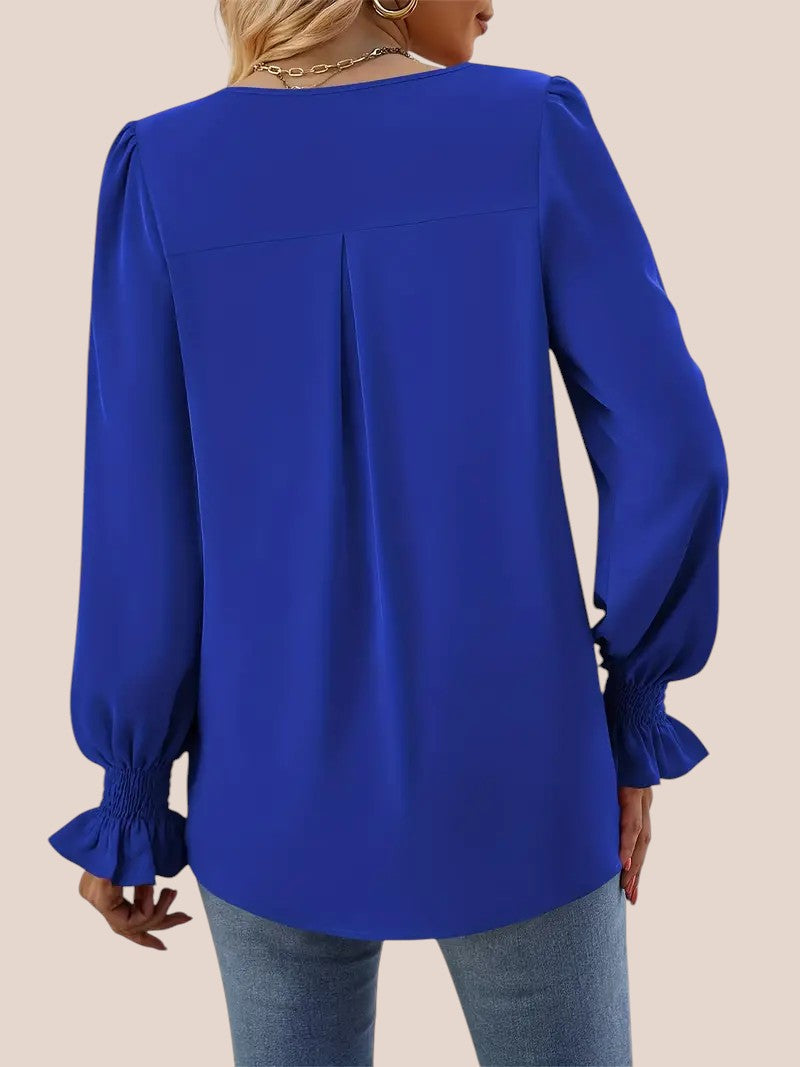 Mira | Blouse Élégante avec Décolleté en V