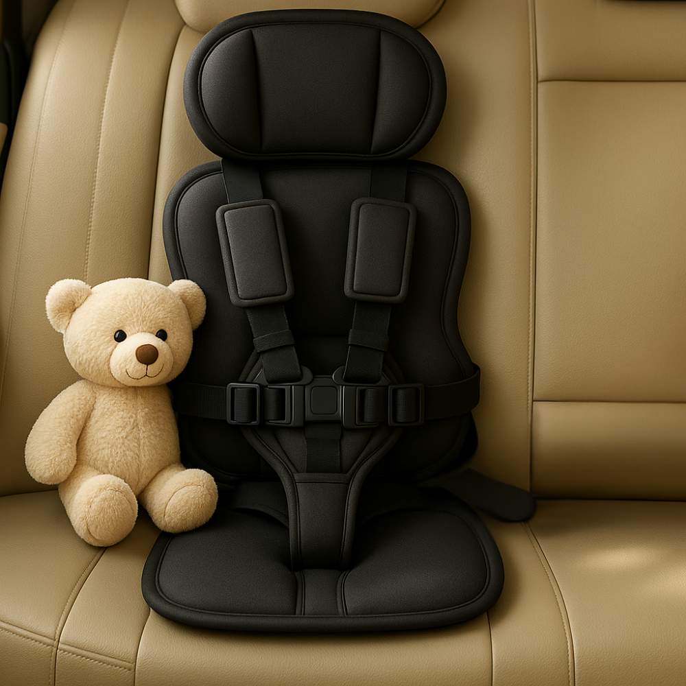 Siège rehausseur rembourré portable pour voiture