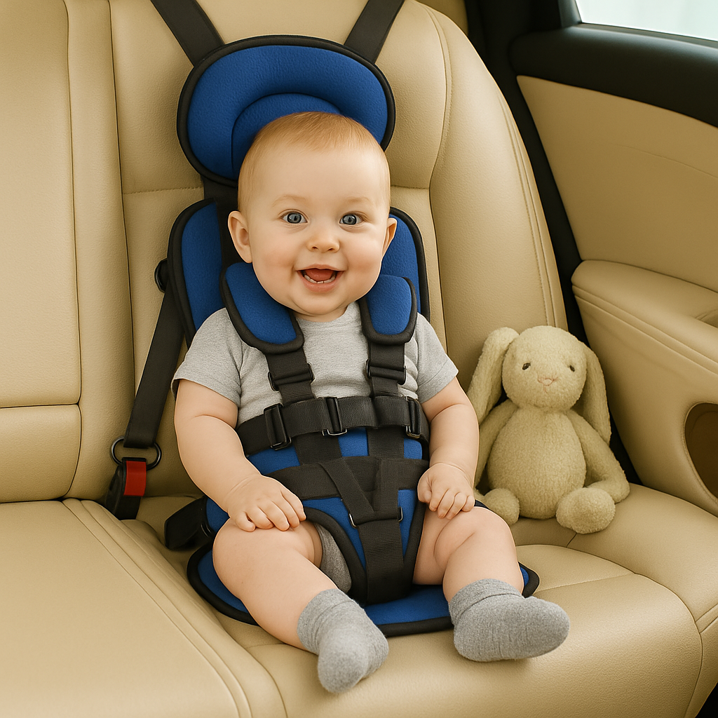 Siège rehausseur rembourré portable pour voiture