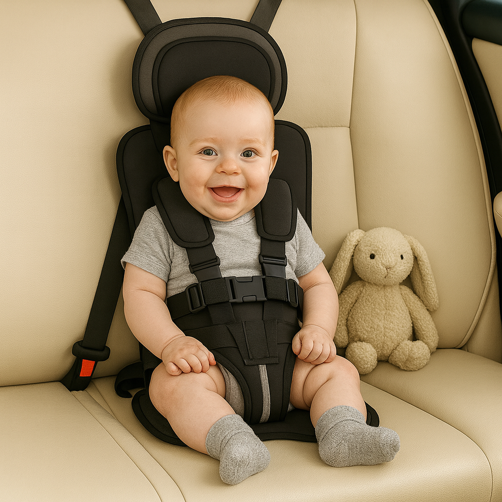 Siège rehausseur rembourré portable pour voiture