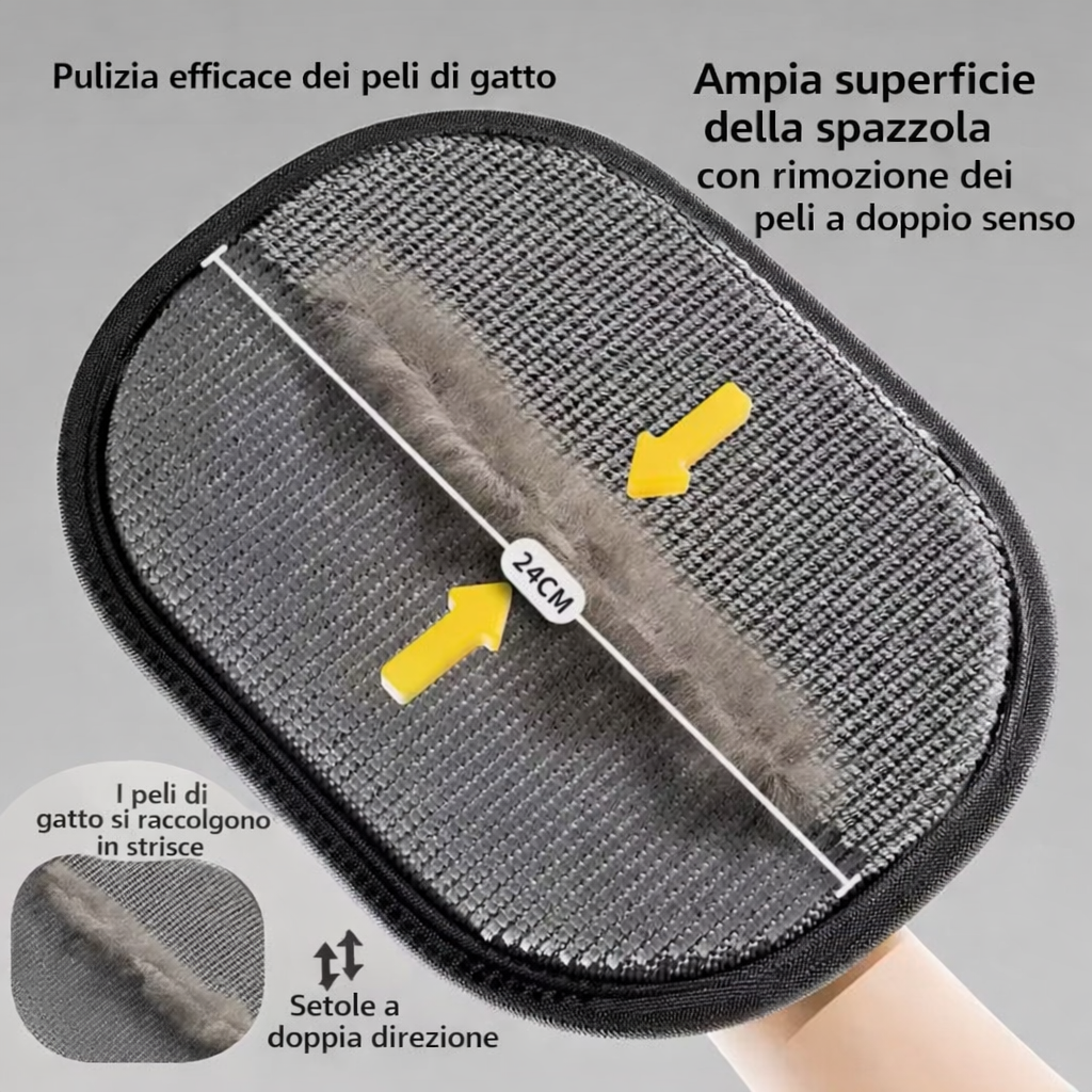 ZampaShop - Gant pour poils parfait pour chiens et chats