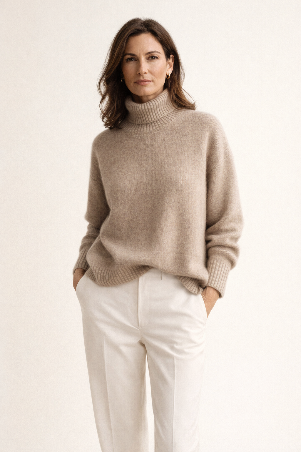 Isabella | Pull Doux à Col Montant