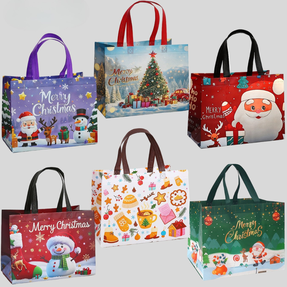 Sacs de Noël réutilisables pour cadeaux