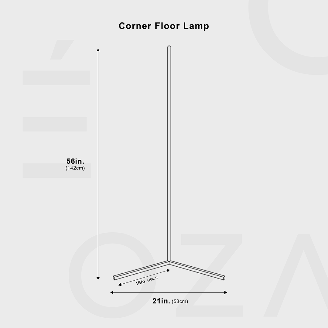 Lampe d'angle LED dimmable