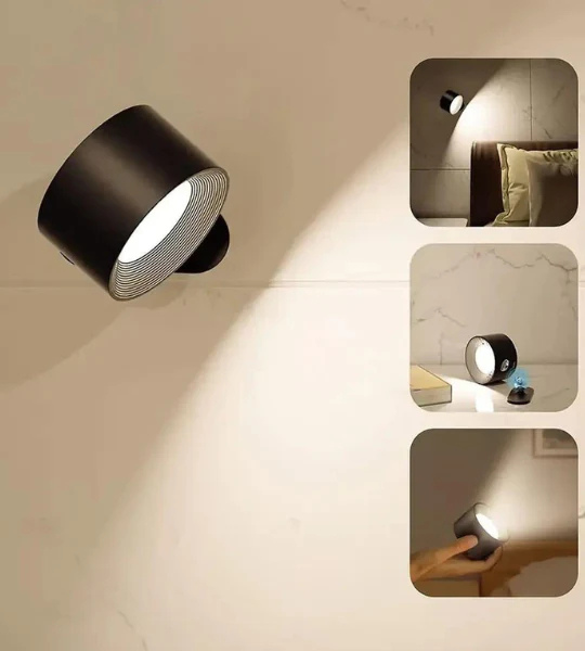 Applique LED dimmable avec télécommande