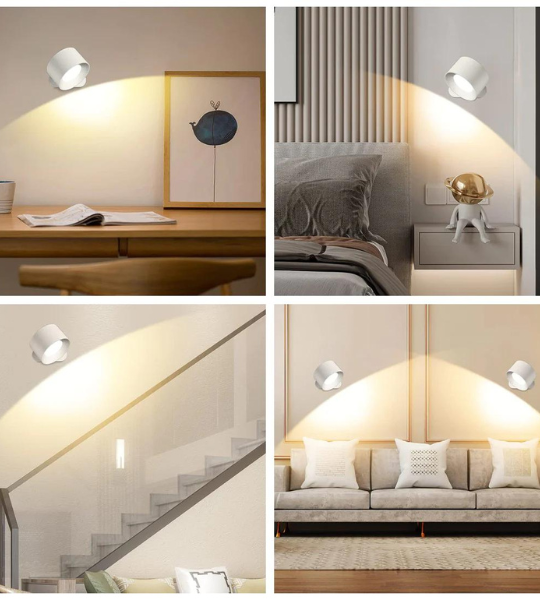 Applique LED dimmable avec télécommande