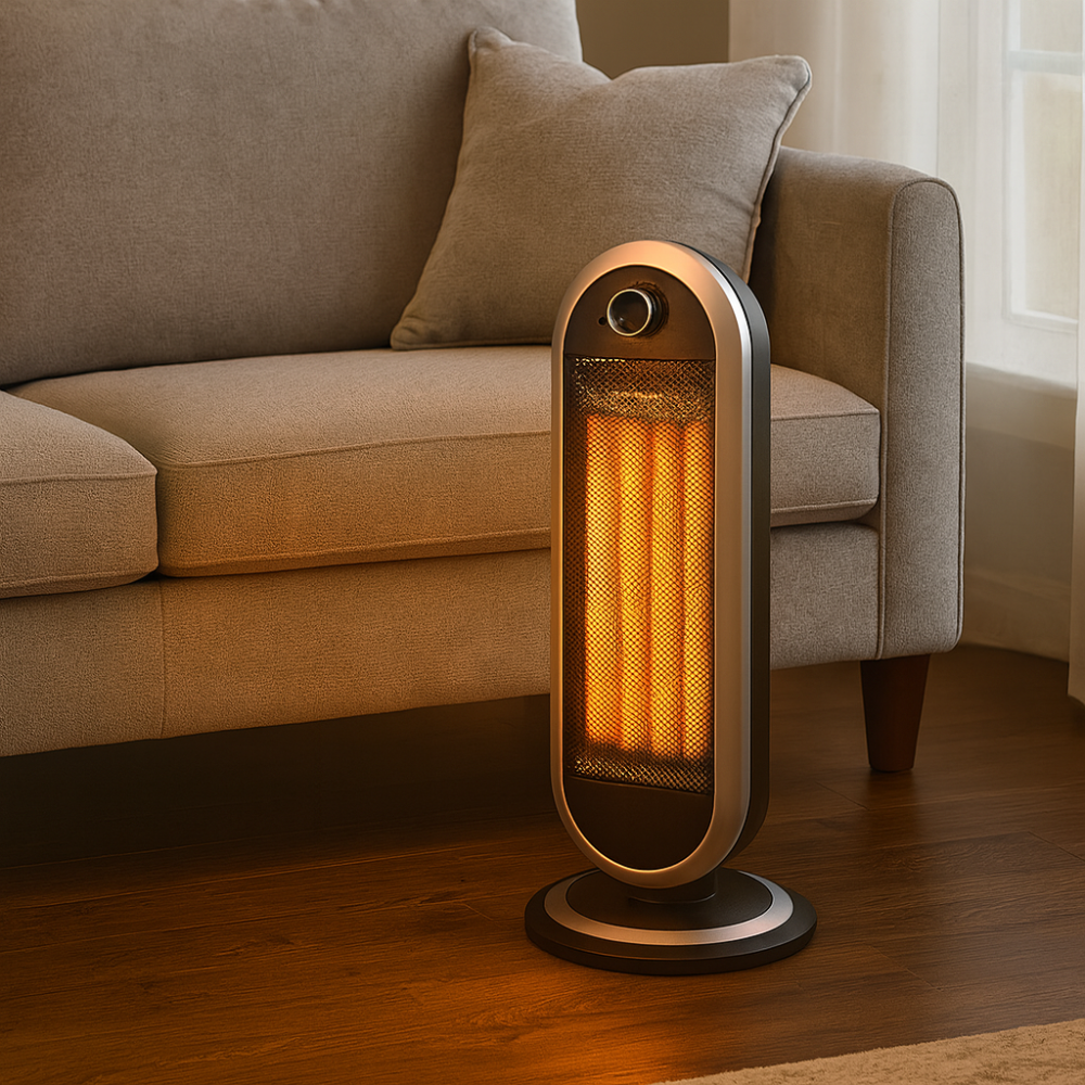 Chauffage électrique portable avec oscillation