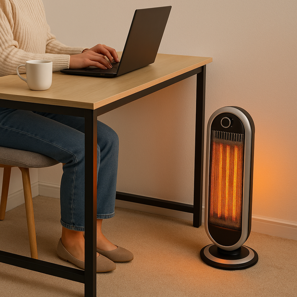 Chauffage électrique portable avec oscillation