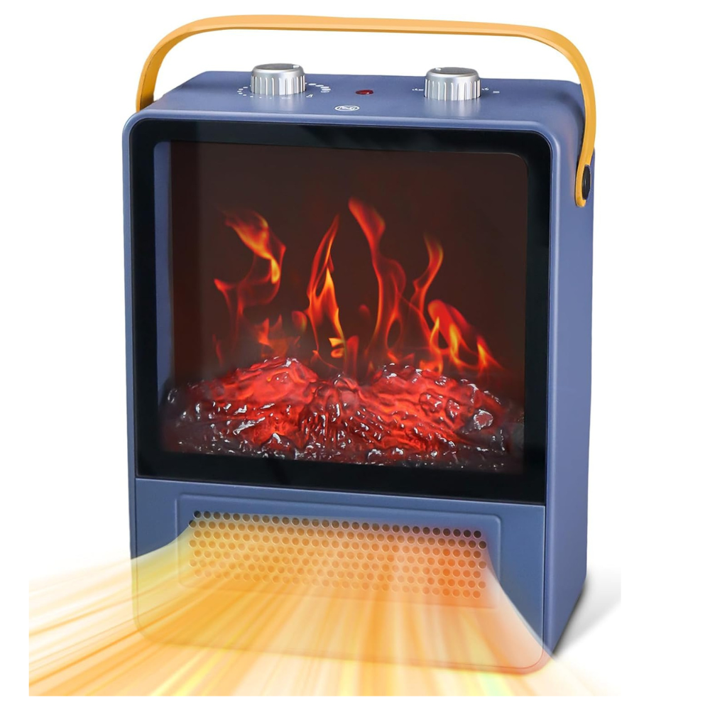 Chauffage électrique avec effet flamme décorative