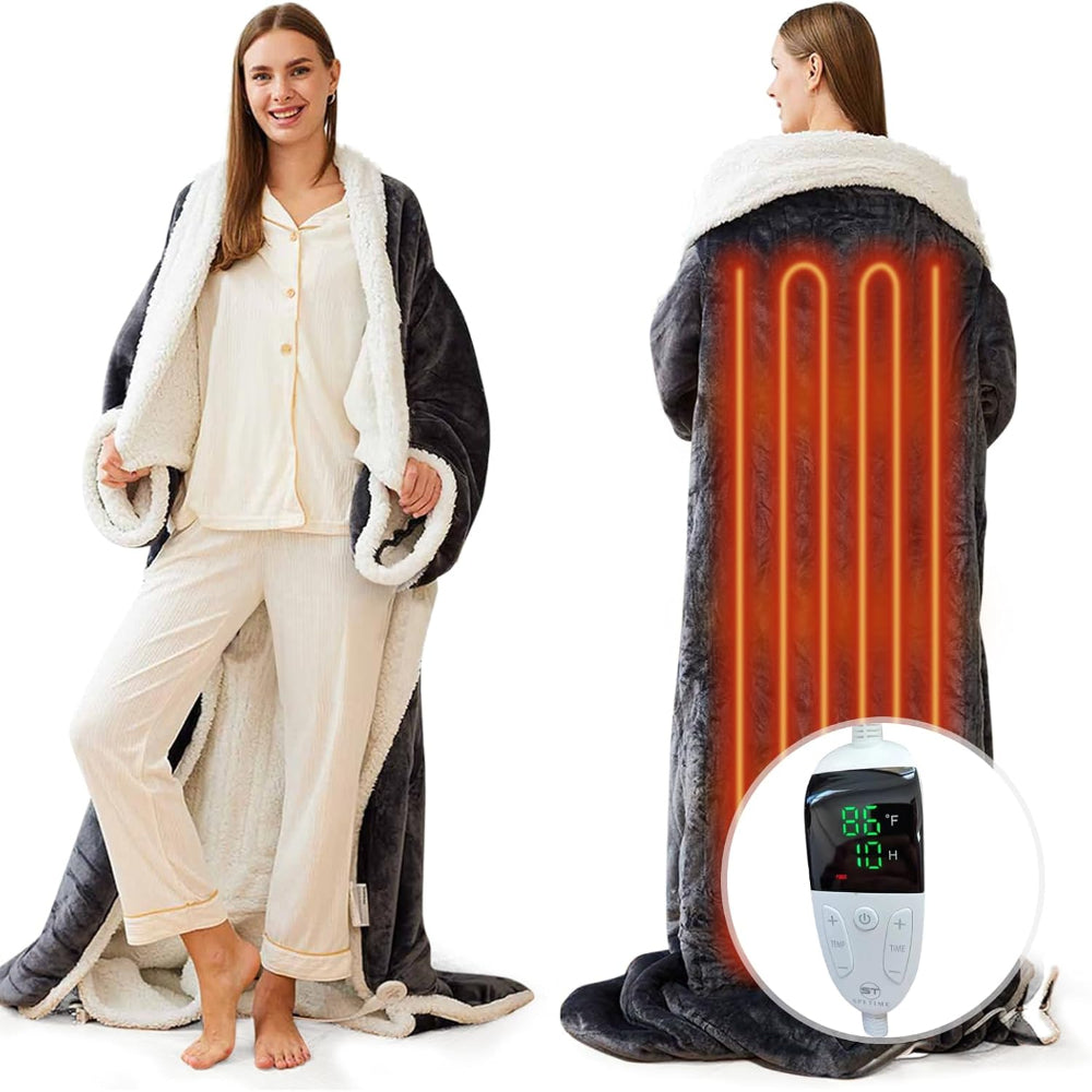 Couverture électrique chauffante avec contrôle de température