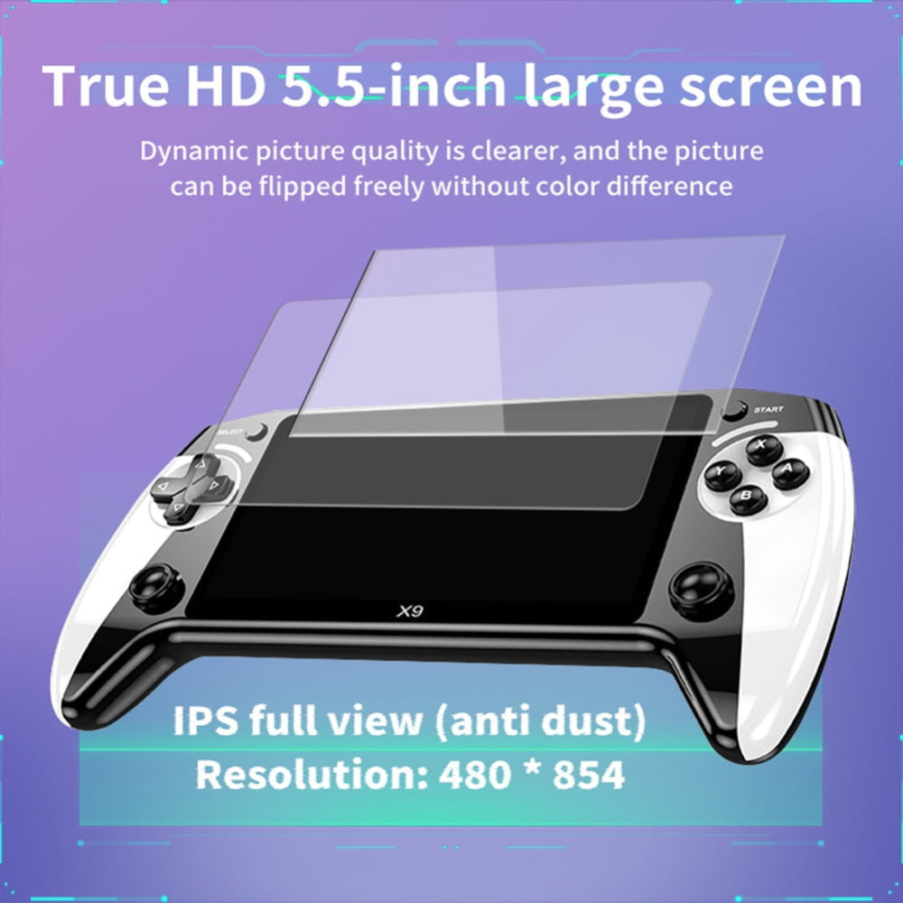 Console de jeu portable rétro avec jeux intégrés