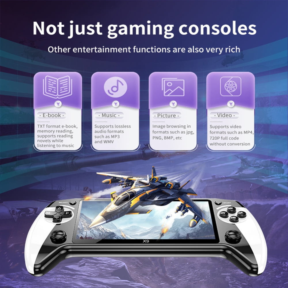Console de jeu portable rétro avec jeux intégrés
