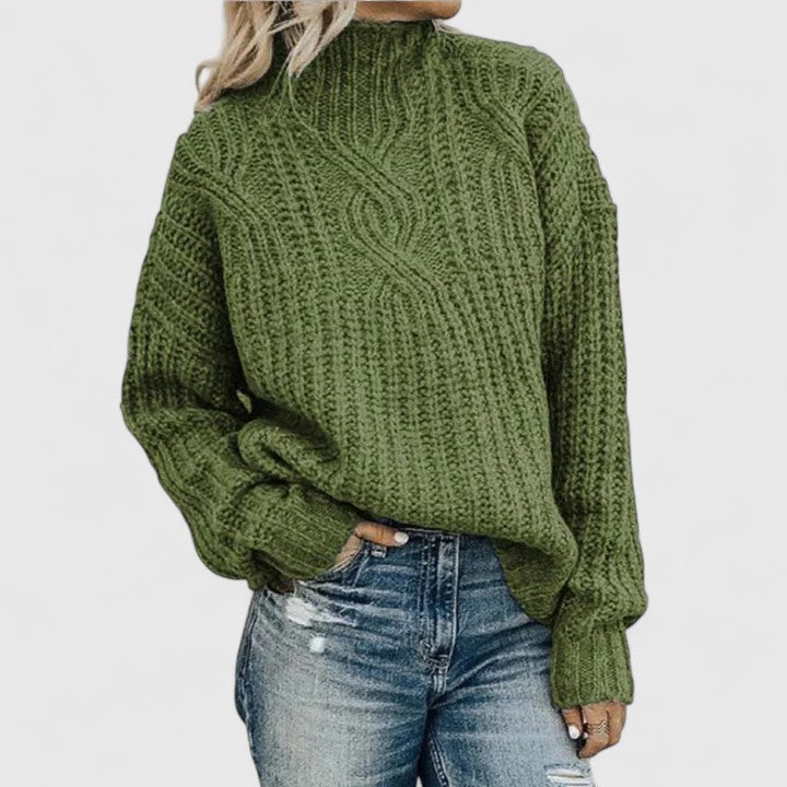 Elisabetta | Pull Chaud à Col Roulé