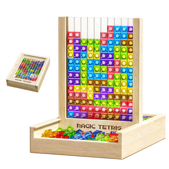 Jeu Tetris en bois éducatif (Modelloo standard)