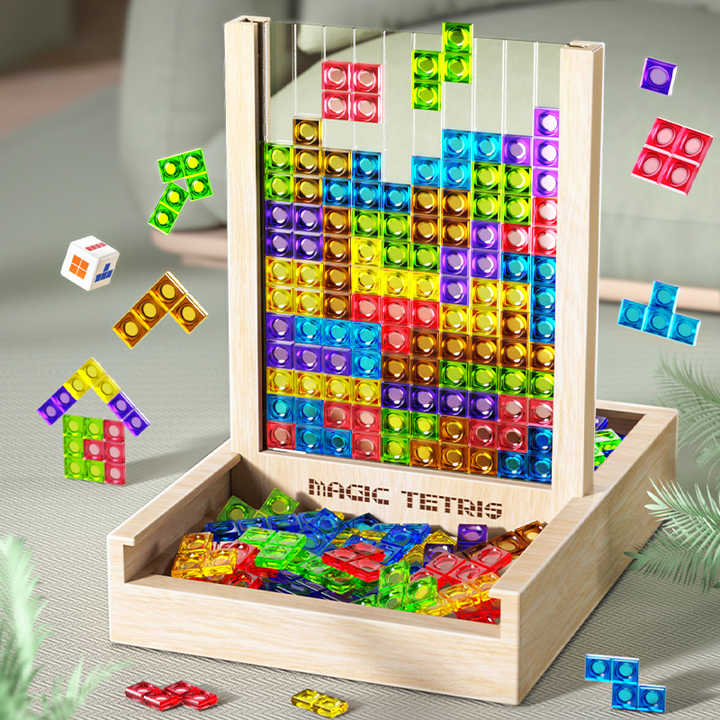 Jeu Tetris en bois éducatif (Modelloo standard)
