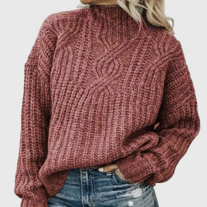 Elisabetta | Pull Chaud à Col Roulé