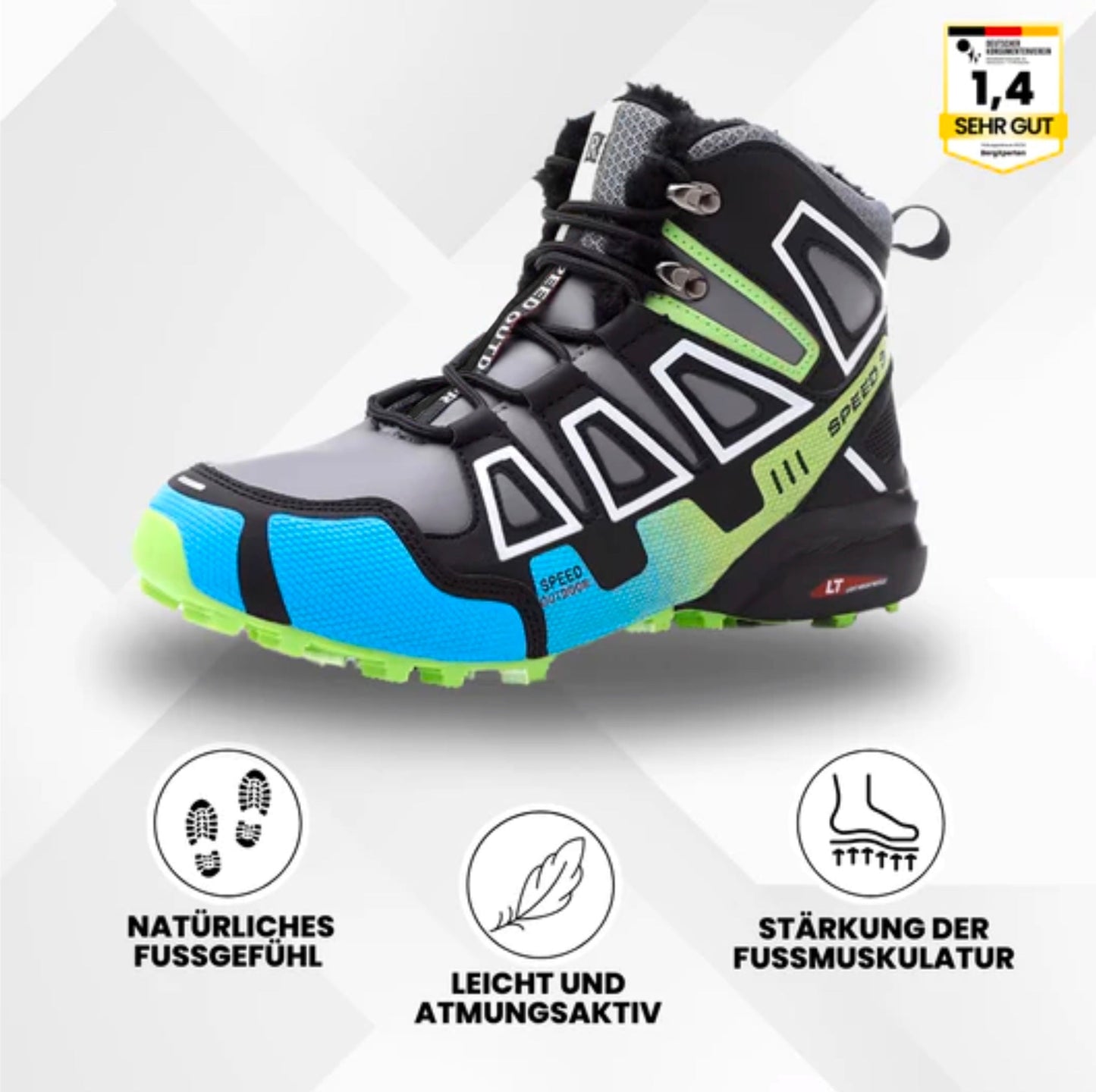 OrthoTrekking Pro Hallux – Chaussures de trekking ergonomiques