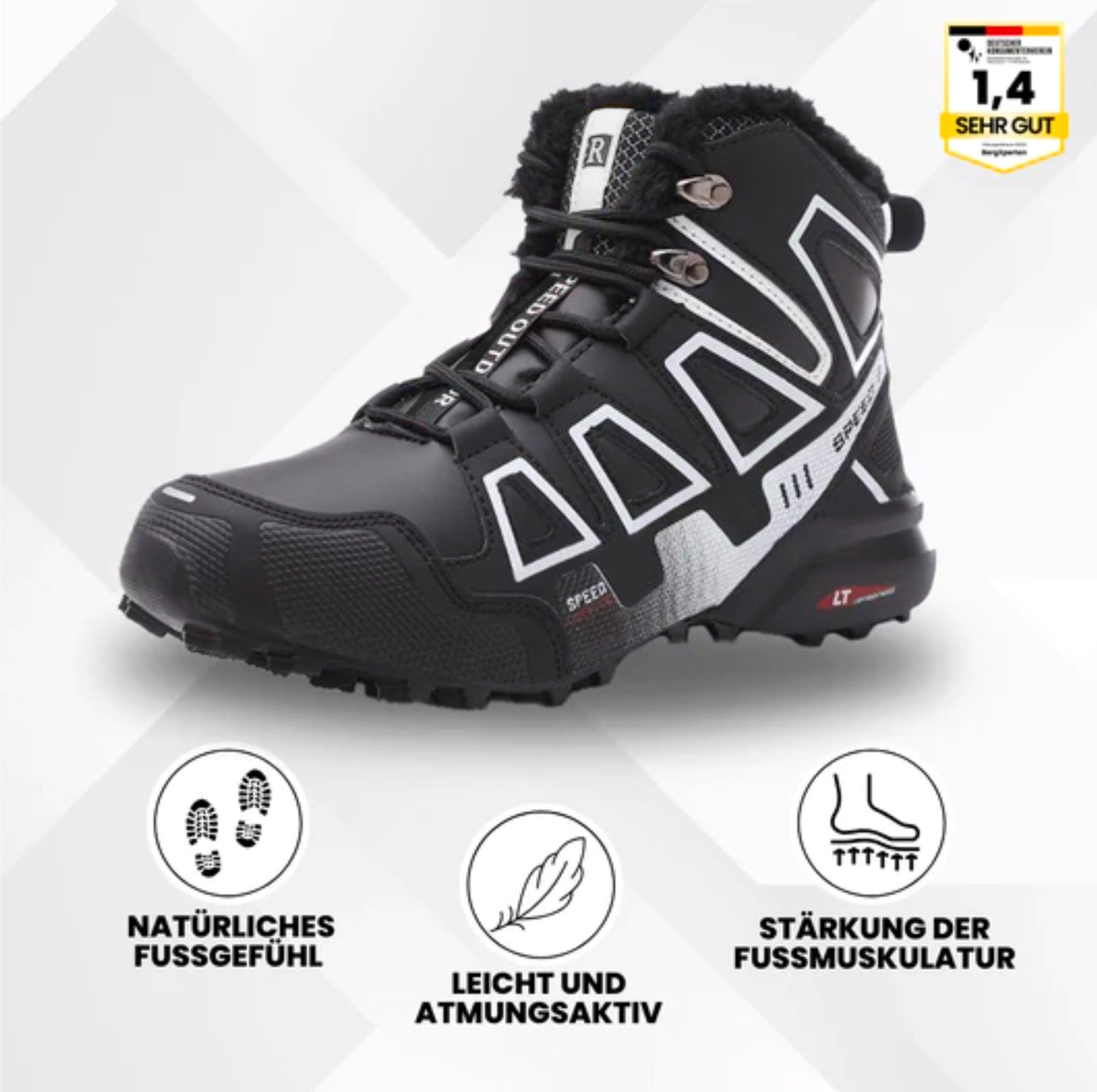 OrthoTrekking Pro Hallux – Chaussures de trekking ergonomiques