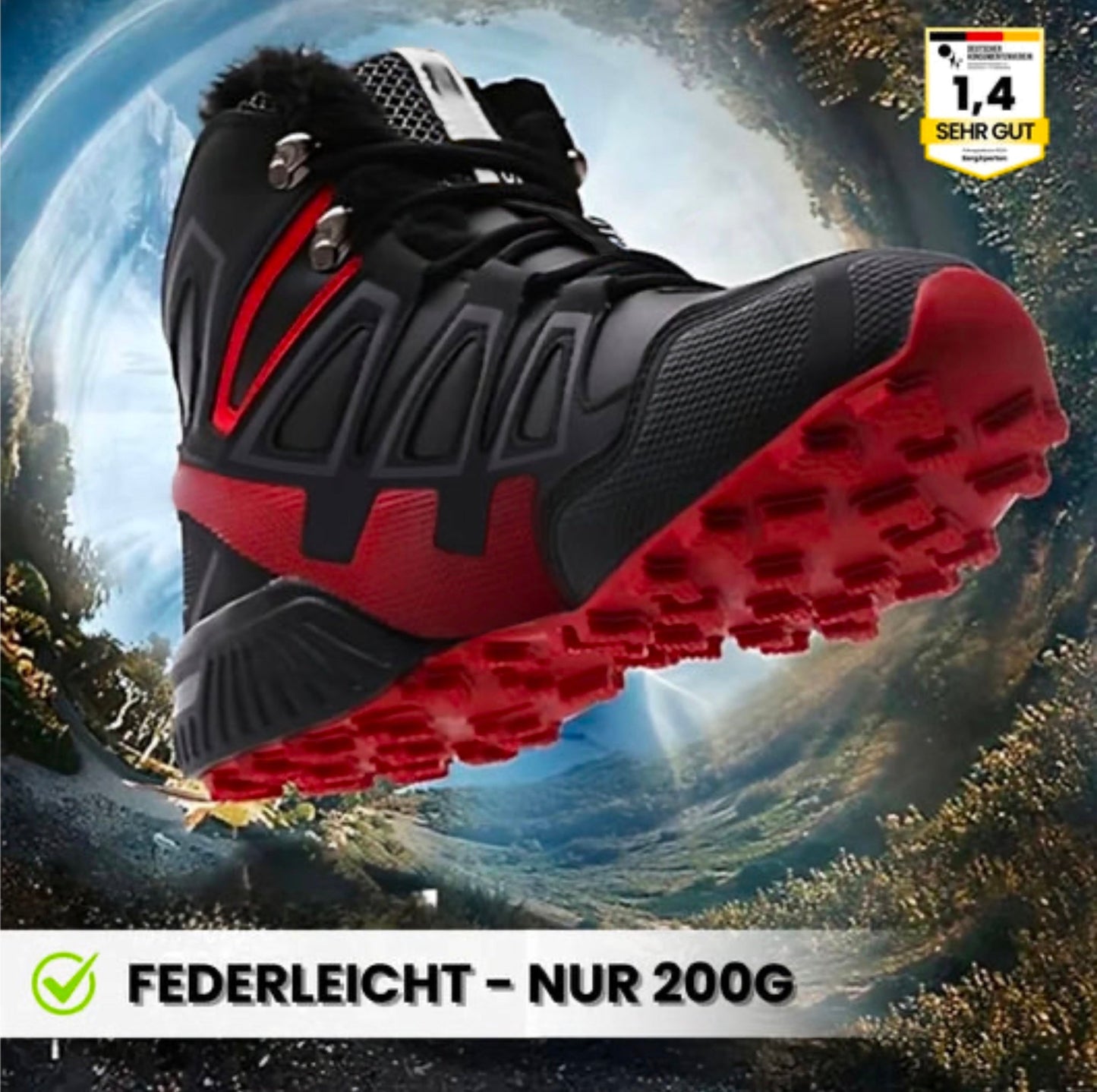 OrthoTrekking Pro Hallux – Chaussures de trekking ergonomiques