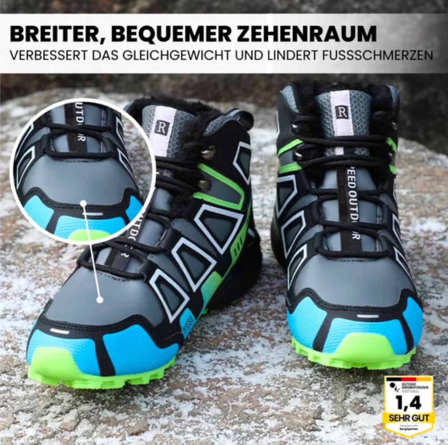 OrthoTrekking Pro – Chaussures de trekking ergonomiques