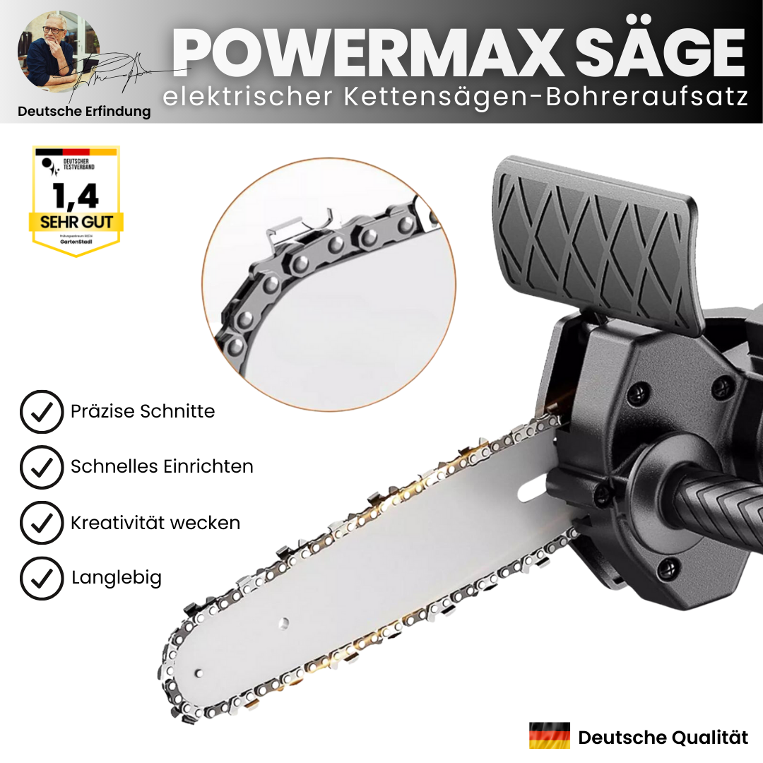 PowerMax Sega – Accessoire tronçonneuse électrique pour perceuse