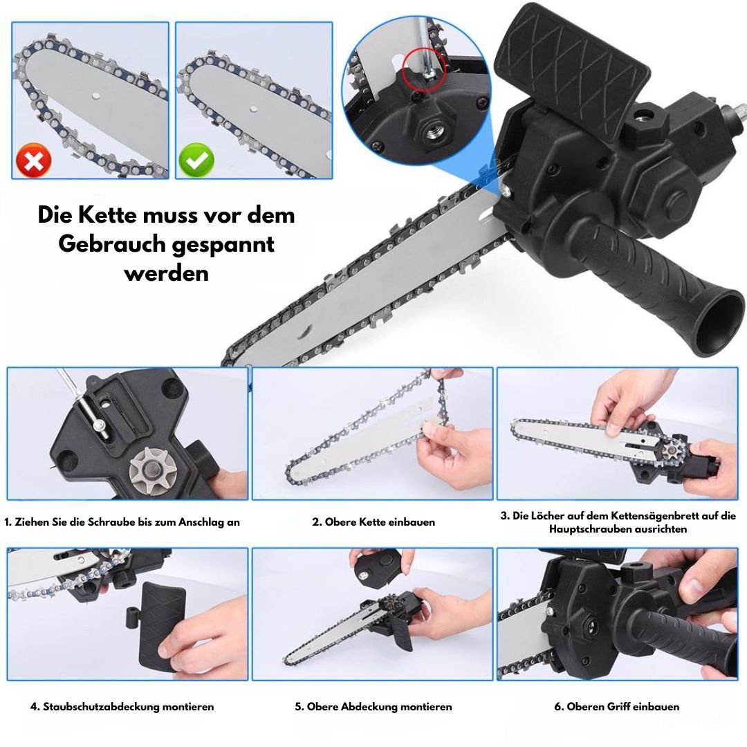 PowerMax Sega – Accessoire tronçonneuse électrique pour perceuse