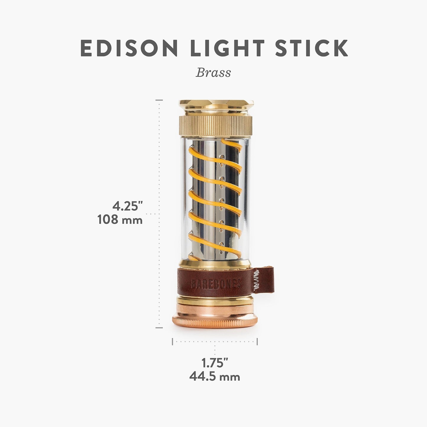 Edison Light Stick – Lanterna multifunzione e torcia con ricarica USB-C e 7 modalità di luce