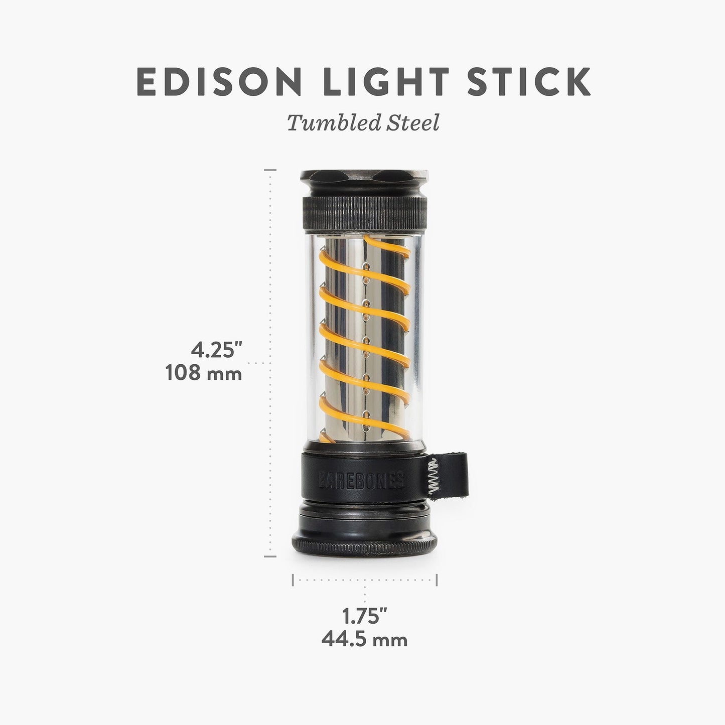 Edison Light Stick – Lanterna multifunzione e torcia con ricarica USB-C e 7 modalità di luce