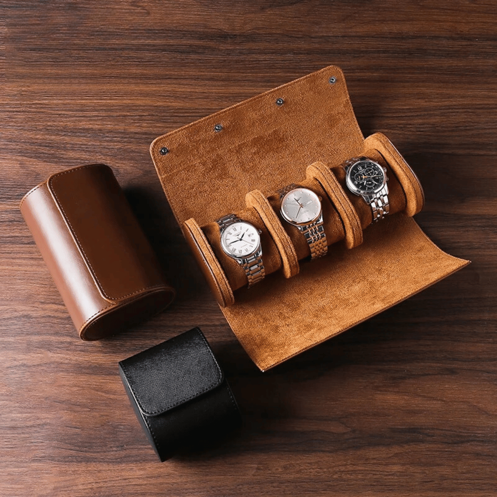 Étui en cuir pour montres