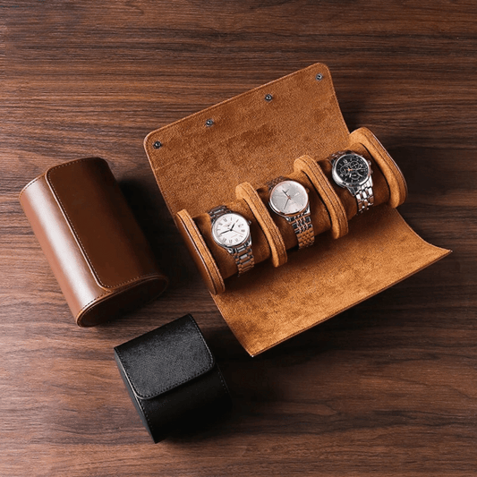 Custodia per orologi in pelle