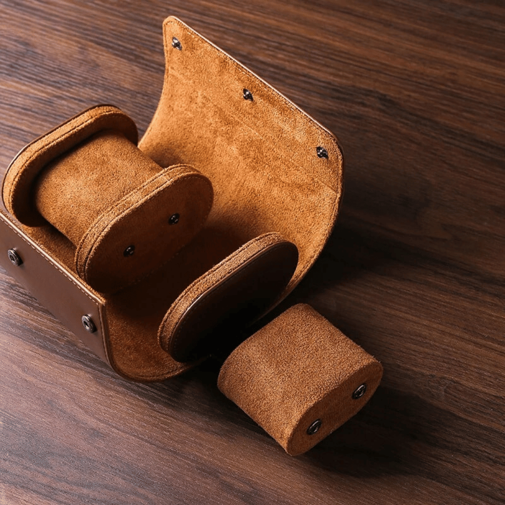 Étui en cuir pour montres