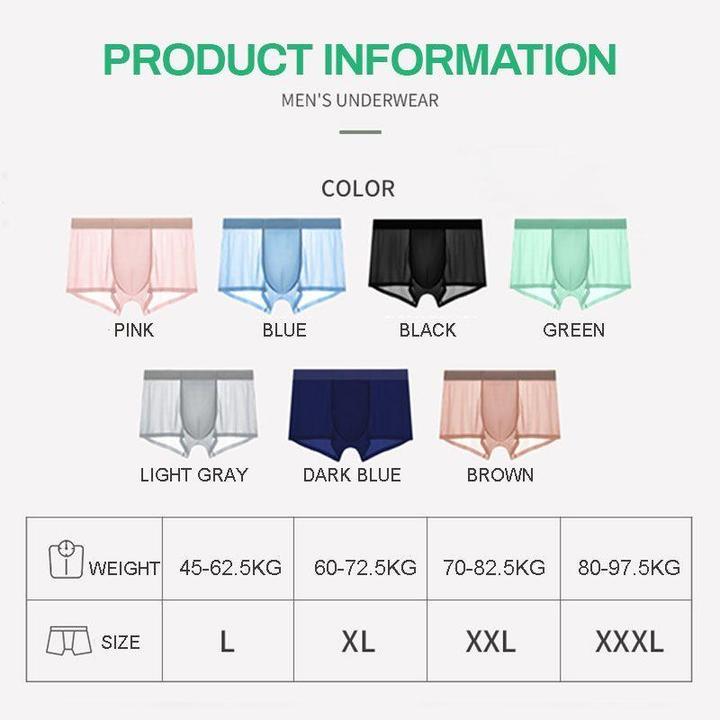 Soldes d'été - Lingerie en soie glacée pour homme
