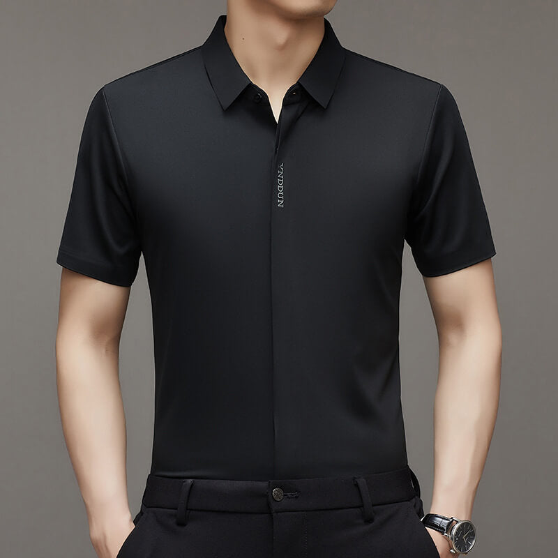 🔥Nuovi arrivi - 80% di sconto🔥Camicia da uomo in seta ghiacciata ad asciugatura rapida