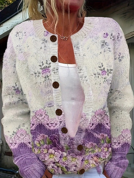Karmen - cardigan floreale vintage