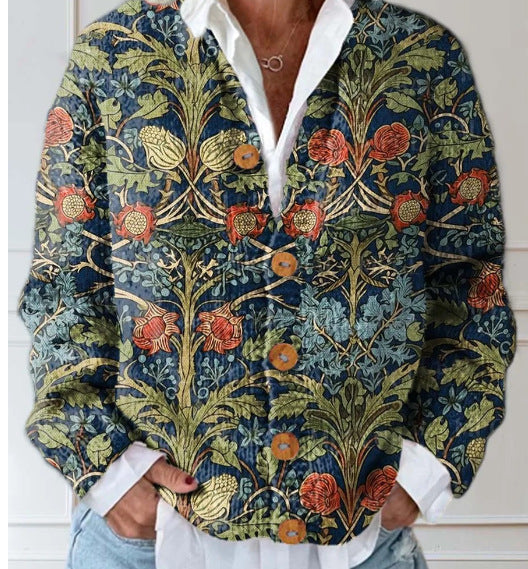 Karmen - cardigan floreale vintage