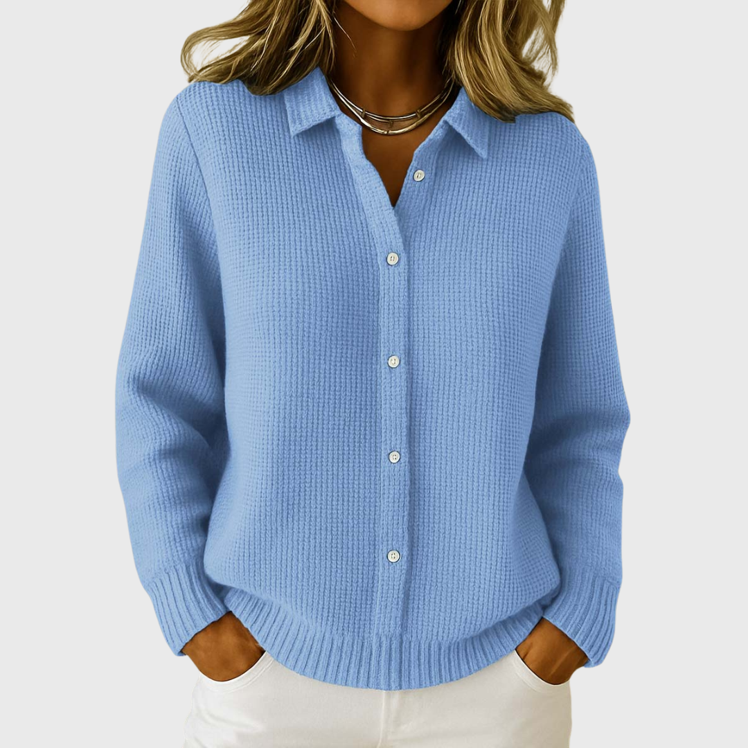 Elena | Cardigan Classico en Maille Douce