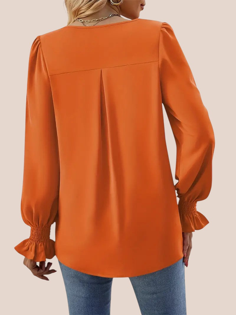 Mira | Blouse Élégante avec Décolleté en V