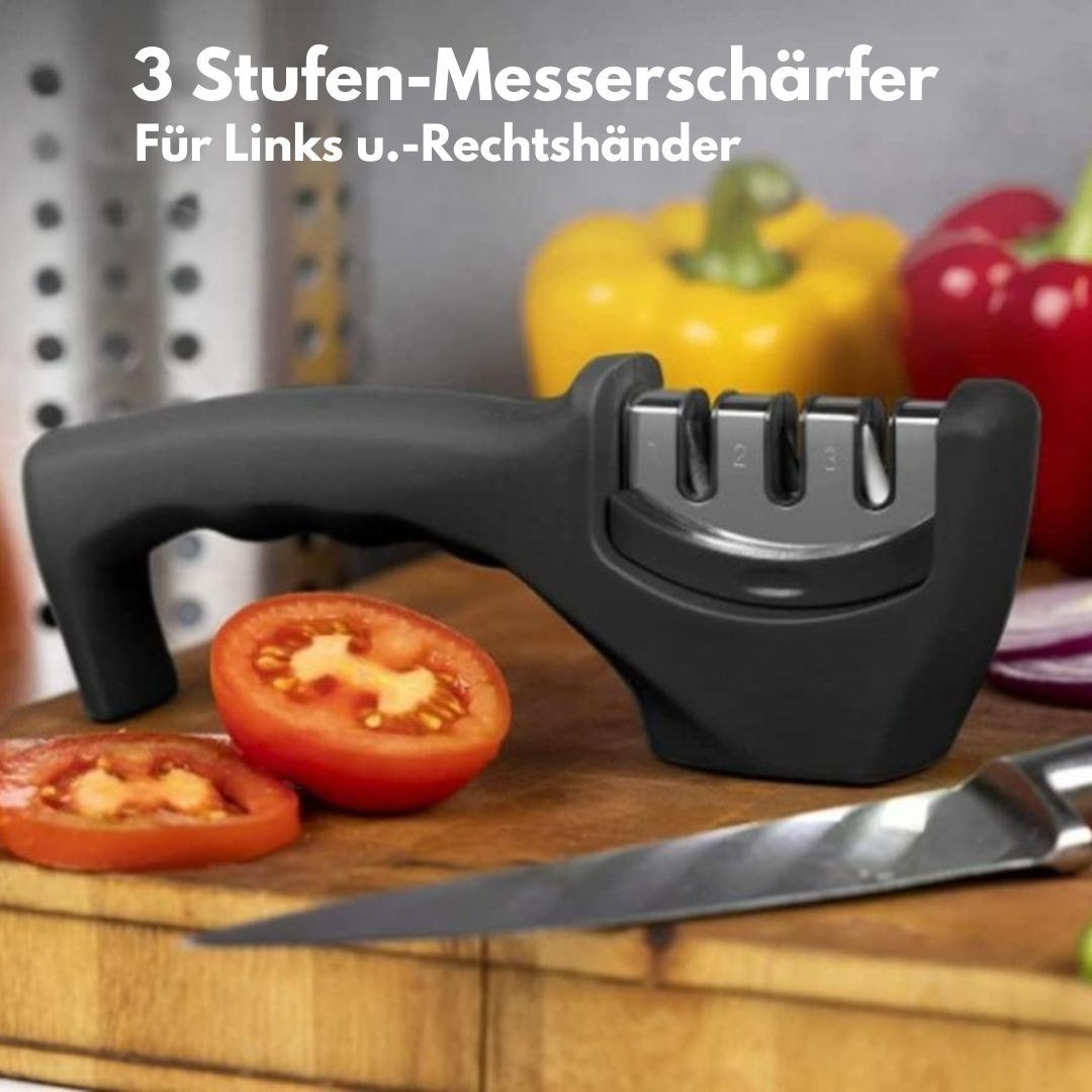ProSharp – Aiguiseur professionnel de couteaux en céramique à 3 niveaux