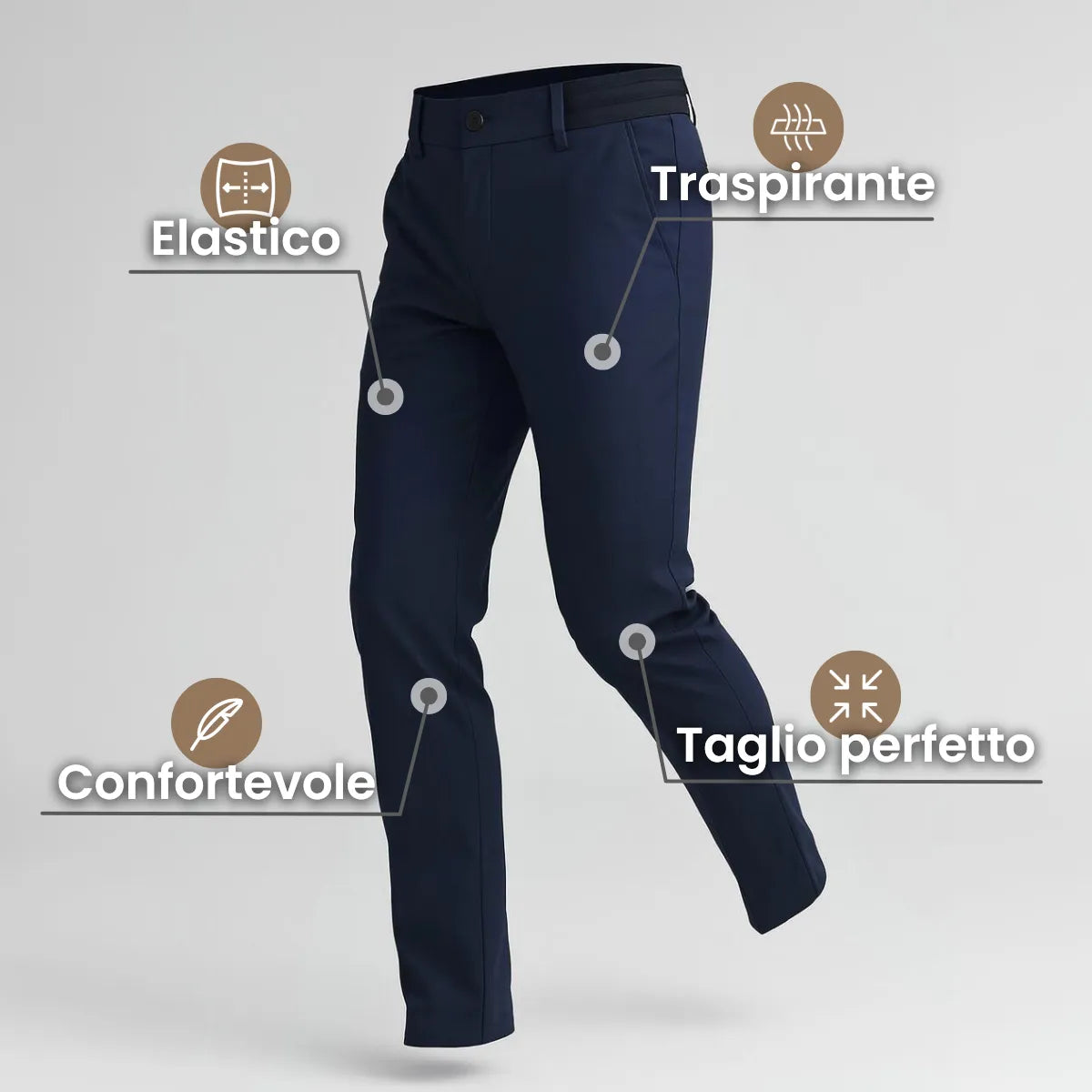 Pantalon Élastique MorphoFit™