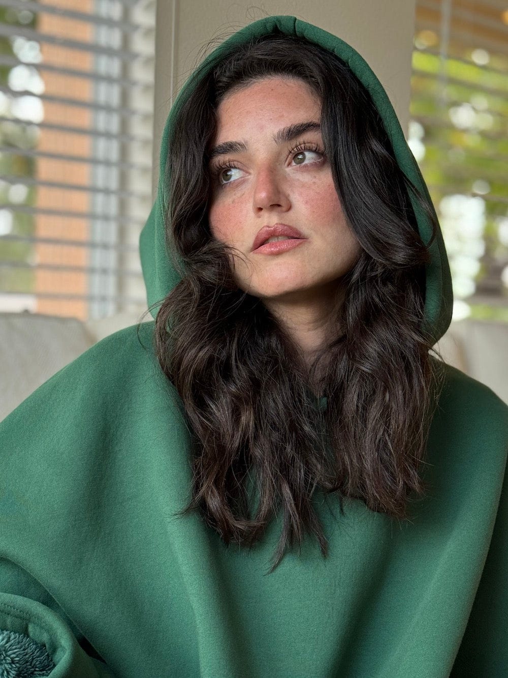 Sweat à capuche alourdi