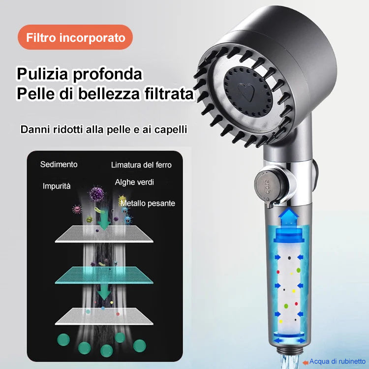 Douchette Multifonctionnelle pour Massage et Beauté de la Peau