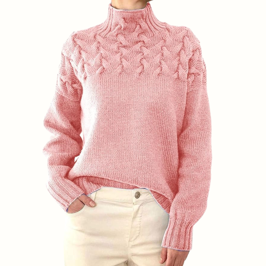 Loretta | Pull à Col Montant Doux et Enveloppant