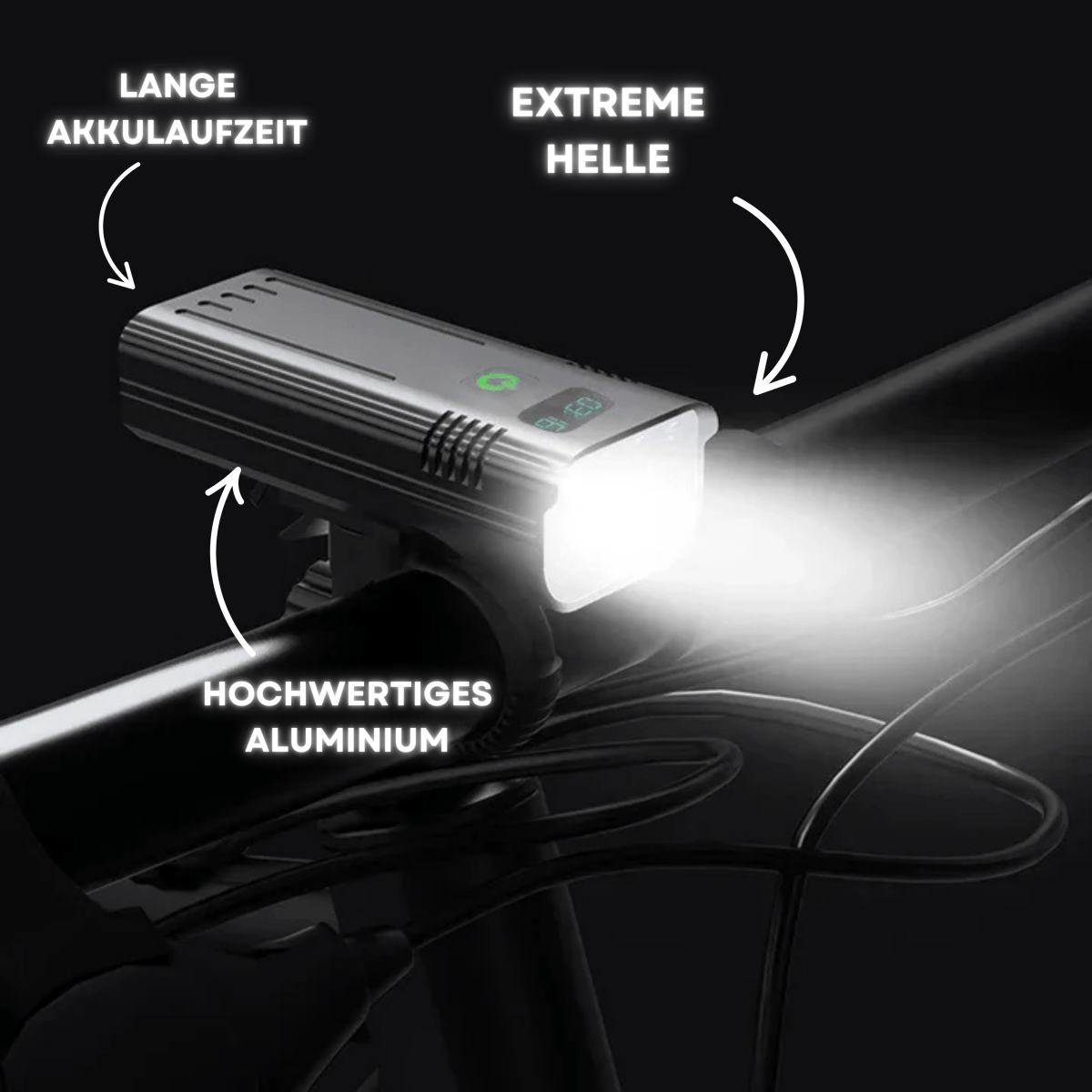 nordivo – Lumière LED pour vélo