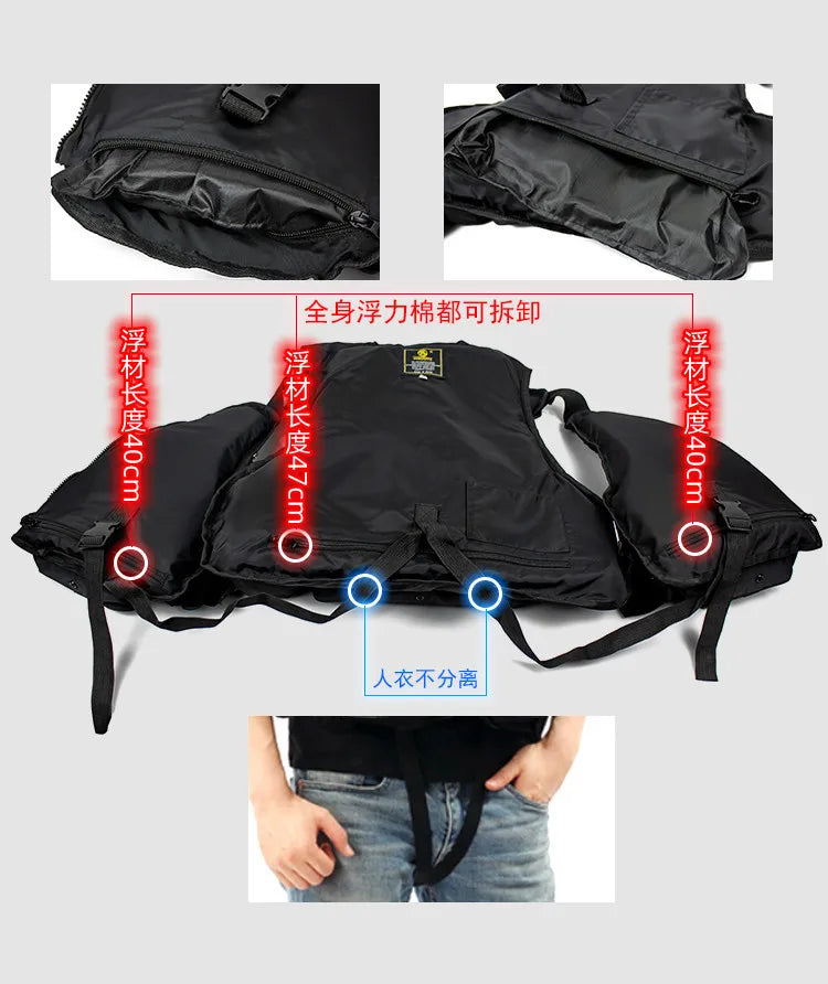 Marisafe – Gilet de sauvetage réglable pour sports aquatiques