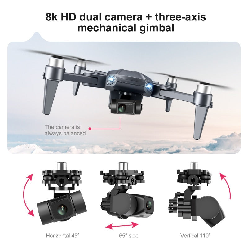 RG109 Pro – Drone con doppia fotocamera, GPS e motori brushless